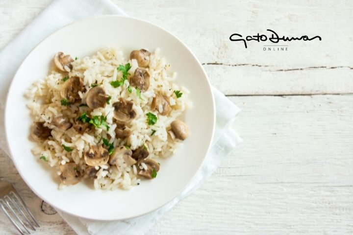 Risotto de Pollo y Setas